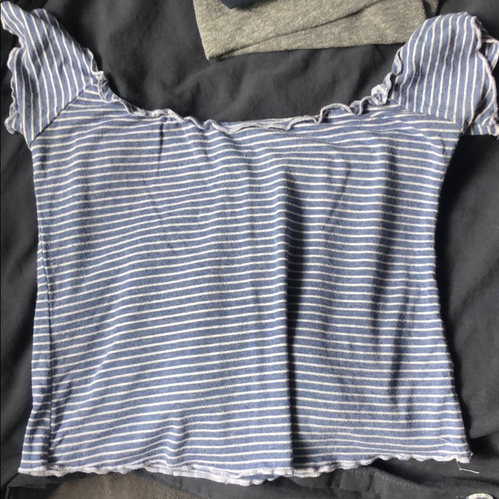 Off the shoulder crop top